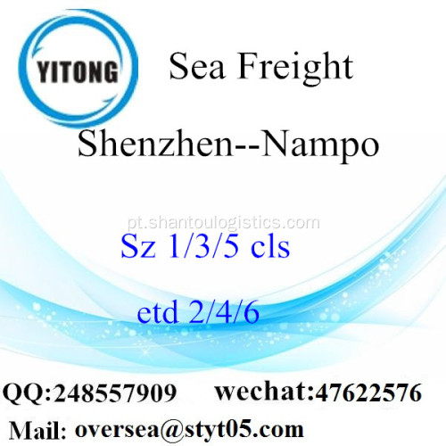 Porto de Shenzhen LCL consolidação de Nampo